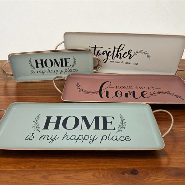 מגש מתכת אדום 4*20*60 HOME