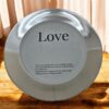 מגש עגול LOVE כסף 33סמ.