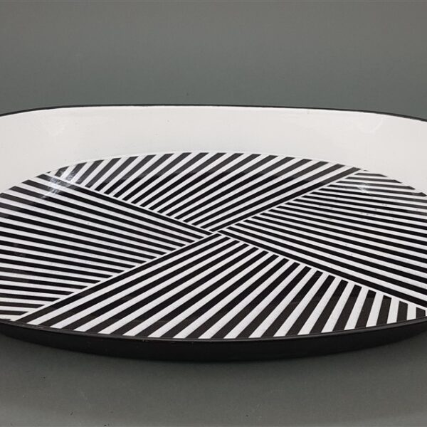 מגש אובלי פסים 9*30*45